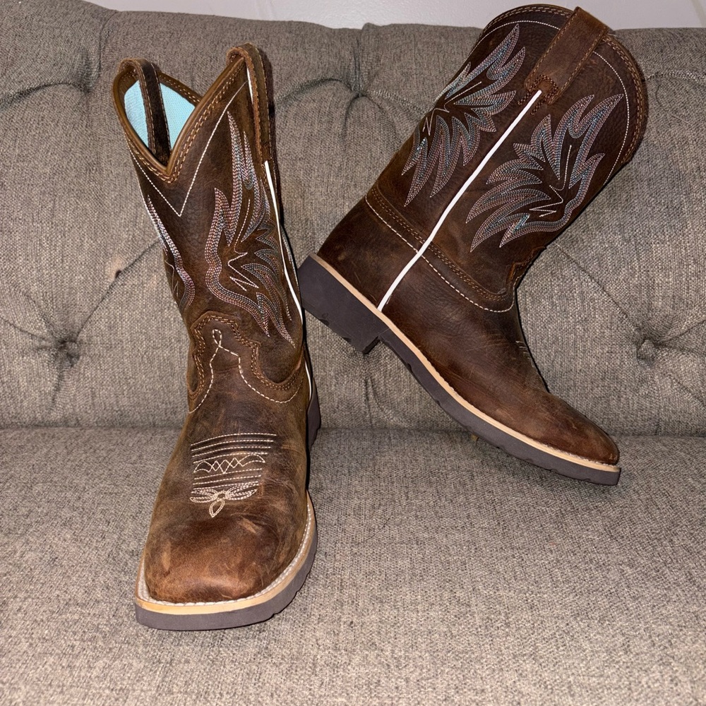 Rank 45 Boots -Brown Western Women's Shoes